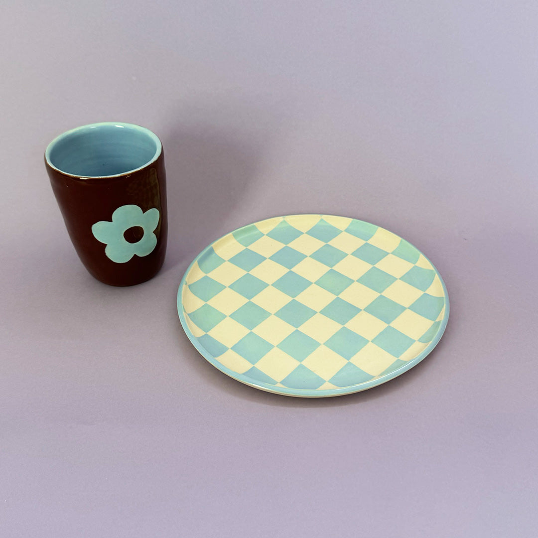 Blue Checker Plate